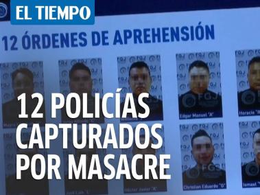 Policías capturados en México