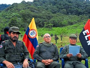 De izquierda a derecha: ‘Pablito’ y ‘Antonio García’, que están en Venezuela. Y en Cuba, ‘Gabino’ y ‘Pablo Beltrán’.