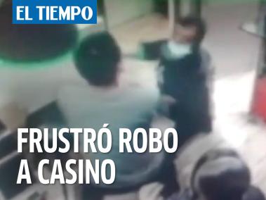 Trabajador de un casino se enfrentó a ladrón y fue herido