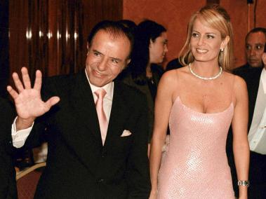Bolocco y el ex presidente argentino se casaron el 26 de mayo de 2001.