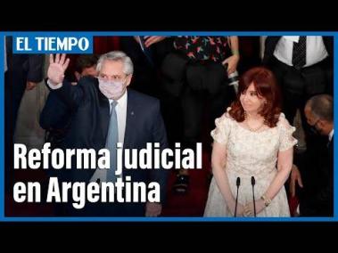 Fernández pide al Congreso la reforma del poder judicial en Argentina