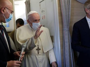 El papa Francisco llegó a Irak hacia las 6 de la mañana, hora colombiana.