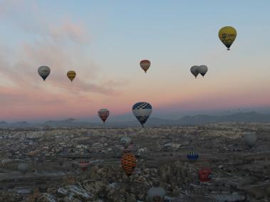 Los globos de Capadocia son uno de los grandes atractivos turísticos de Turquía.