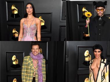 Los Grammys 2021 tuvieron una alfombra roja más tradicional que las últimas premiaciones.