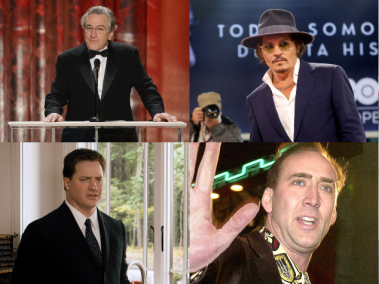 Nicolas Cage, Lindsay Lohan y Johnny Depp son algunos de ellos.