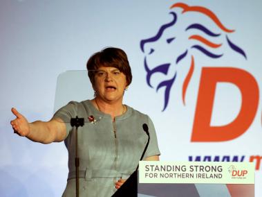 Arlene Foster, ministra principal de Irlanda del Norte.