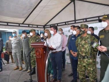 El Ministro de Defensa, Diego Molano, anució recompensas por la captura de vándalos y personas que participaron en actos delictivos.