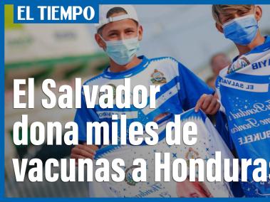 Nayib Bukele donó miles de vacunas a Honduras