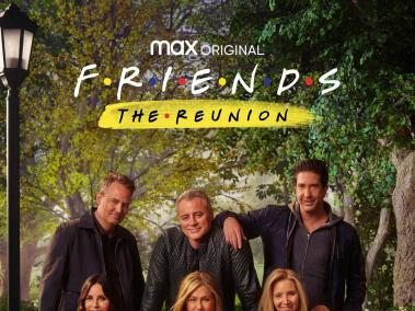 Poster oficial del reencuentro de los personajes de 'Friends'.