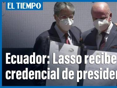 Consejo Electoral entrega a Lasso la credencial de presidente de Ecuador