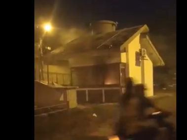 Incendio en Comando de Atención Inmediata (CAI) de Policía en San Marino en Cali