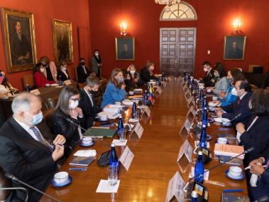 Reunión de la CIDH con el Gobierno Nacional en el Palacio de San Carlos
