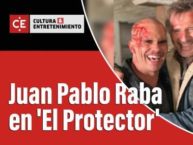 Juan Pablo Raba actuó con Liam Neeson en 'El protector'.