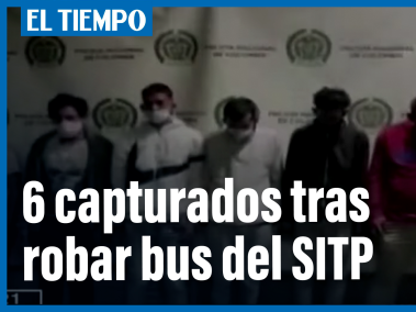 Capturados seis extranjeros luego robar a los pasajeros de un SITP