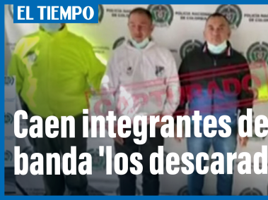 Los delincuentes operaban en las localidades de Usaquén, Chapinero y Engativá
