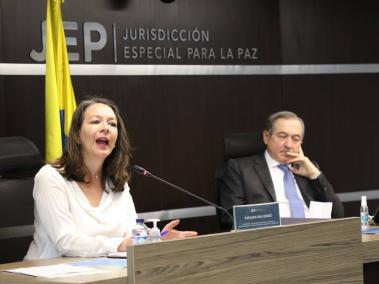 La magistrada Catalina Díaz es una de las relatoras del caso 03, sobre falsos positivos.