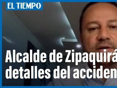 Alcalde de Zipaquirá entrega declaraciones del accidente de Julián Gómez