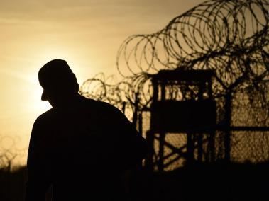 Foto de archivo de la vista de Guantánamo.