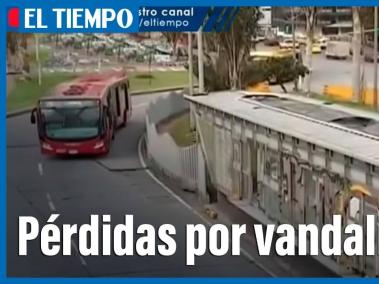 1.200 millones en pérdidas por vandalismo en Bogotá
