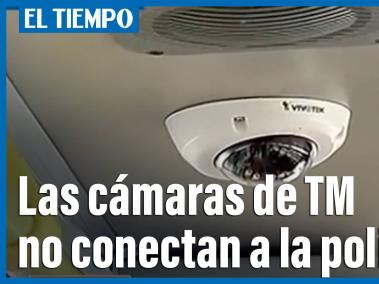 Las cámaras en buses de TransMilenio no están conectadas con la Policía