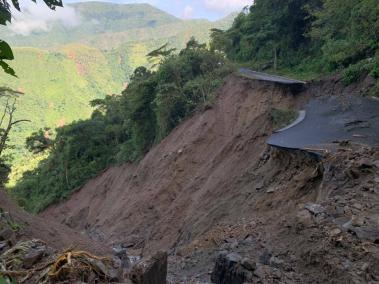 En este municipio del Norte de Antioquia también hubo varios movimientos en masa que causaron afectaciones.