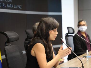 La magistrada Lily Rueda es relatora del caso 07 de la JEP, sobre reclutamiento forzado.
