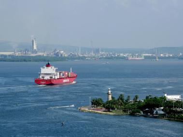 El 51 por ciento de las exportaciones colombianas sale de la bahía de Cartagena a más de 150 países del mundo.