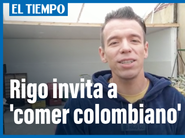 Rigoberto Urán invita a 'comer colombiano'.