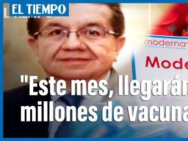 El ministro de salud, Fernando Ruiz, confirmó la llegada de dicha cantidad de vacunas para el covid-19.
