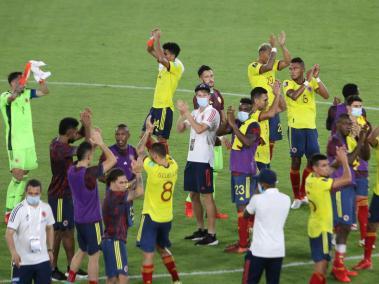 Colombia-Chile por eliminatoria mundialista, donde Colombia ganó 3-1 con goles de Miguel Ángel Borja y Luis Díaz, en el Estadio Metropolitano de Barranquilla.