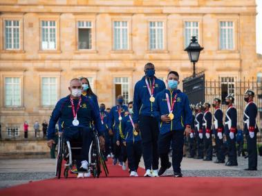 Medallistas paralímpicos de Colombia recibieron incentivos de parte del Gobierno.