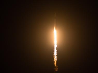 Lanzamiento de la nave espacial SpaceX.