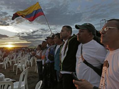 El Diamante, San Vicente del Caguan (Caqueta), 26 de septiembre de 2016. Así se vivió la firma del acuerdo de paz en el campamento del las Farc de los Llanos del Yari.
