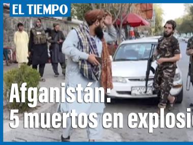 Al menos cinco personas murieron el domingo y una decena resultaron heridas en una explosión en Kabul, la primera en un mes en la capital afgana, cerca de una mezquita donde se celebraba una misa en memoria de la madre de un alto responsable talibán.