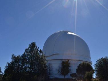 El telescopio Hale está ubicado en la montaña Palomar en el condado de San Diego, California.