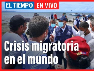 En un panel moderado por el periodista Juan Gossaín, defensores de El Salvador y Colombia, y funcionarios de Acnur, OIM y el Consejo Noruego para los Refugiados discuten retos sobre la crisis migratoria y de refugiados.