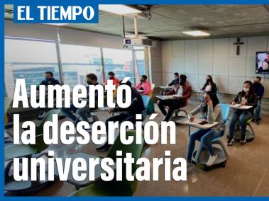 Aumentó la deserción universitaria en Colombia.