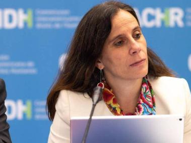 Antonia Urrejola, presidenta de la Comisión Interamericana de Derechos Humanos (CIDH).