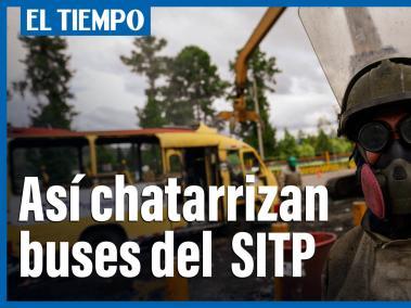 Más de 11 mil vehículos de transporte público colectivo se han desintegrado desde el inicio del SITP