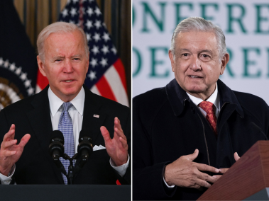 Los presidentes Joe Biden y Andrés Manuel López Obrador y el Primer Ministro Justin Trudeau