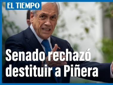 Senado de Chile rechaza destituir a Piñera por caso 'Papeles de Pandora'