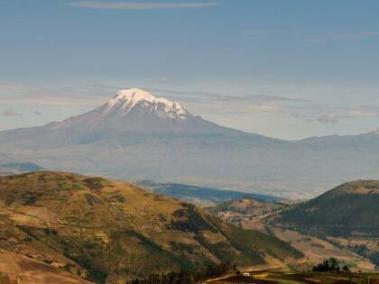 El volcán ecuatoriano el Chimborazo está a 6.263 m.s.n.m.