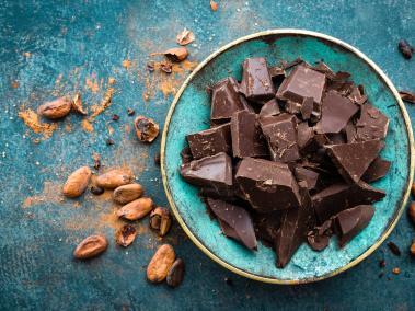 El Chocolate amargo tiene propiedades importantes para la salud cerebral.