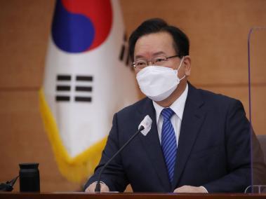 El primer ministro Kim Boo-kyum de Corea del Sur