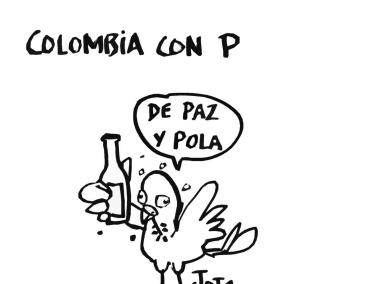 Colombia con P - Caricatura de Jota