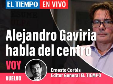 La entrevista con Alejandro Gaviria, quien ha estado negociando con la Coalición de la Esperanza para aspirar a la presidencia de Colombia.