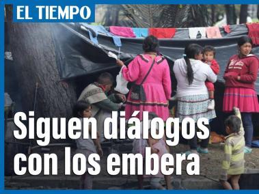 Noticias de último momento: El gobierno nacional habló sobre la situación de la comunidad embera, en Bogotá; afirmó que esta semana se tiene previsto el traslado de alrededor de 400 personas al departamento de Risaralda, desde el parque La Florida; sin embargo, asegura que no ha sido posible adelantar diálogos con los indígenas asentados en el parque nacional.