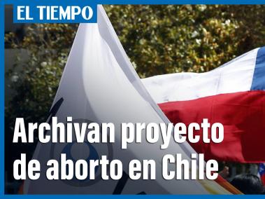 La Cámara de Diputados de Chile rechazó el martes un proyecto de ley que despenaliza el aborto hasta las 14 semanas de embarazo.