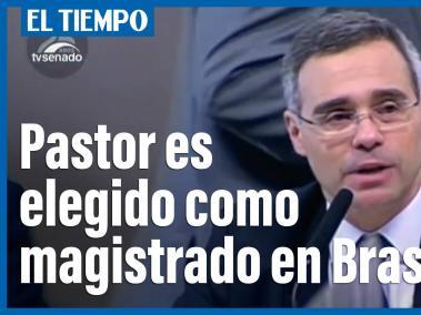 El exministro de Justicia André Mendonça, un pastor presbiteriano, ocupará un cargo en la corte suprema, una victoria para el presidente Bolsonaro.