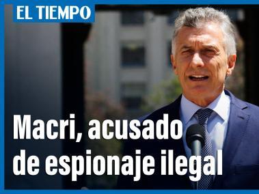 El expresidente argentino Mauricio Macri fue inculpado el miércoles por presunto espionaje ilegal.